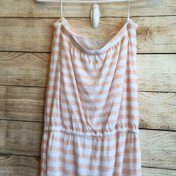 C & C OF CALIFORNIA TUBE MAXI DRESS IN 100% LINEN - Picture 6 of 9